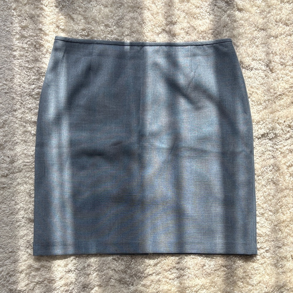 Preston & York Slate Blue Pencil Skirt